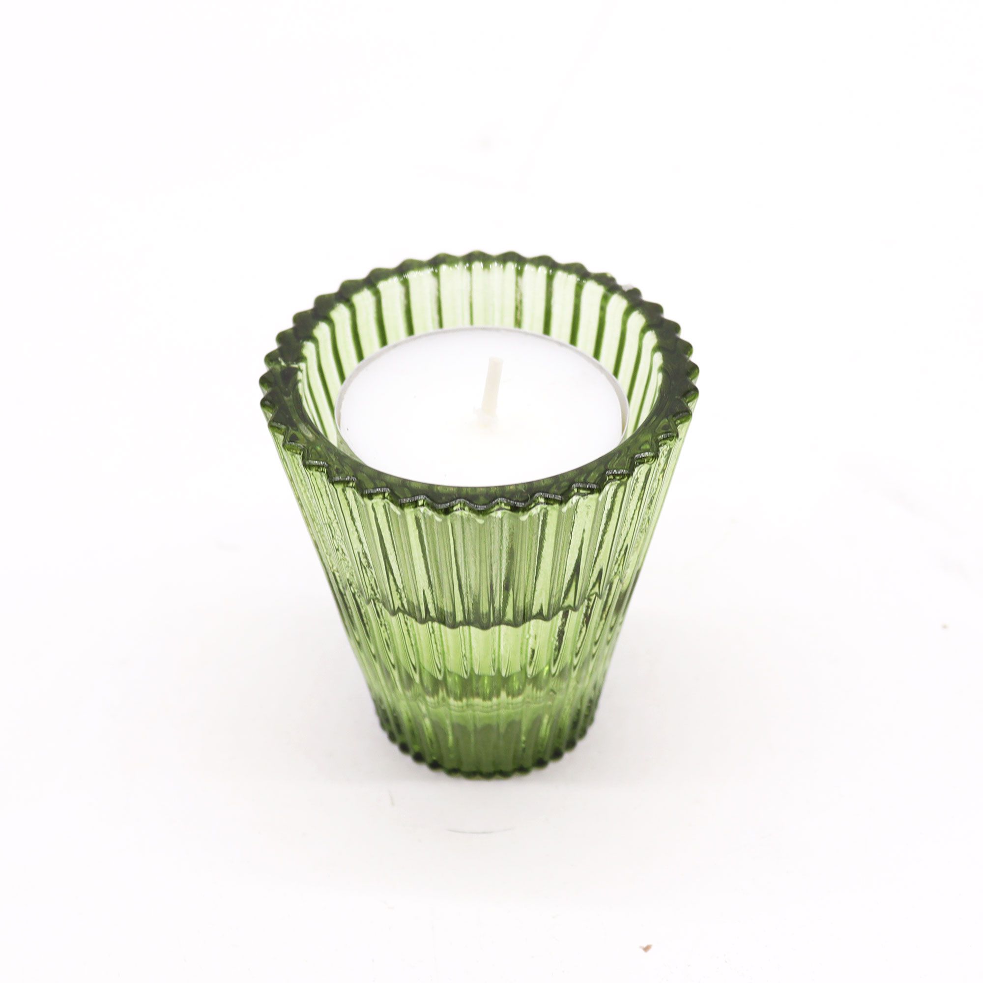 Portavelas reversible para cena / vela de té - Jardín de Jade