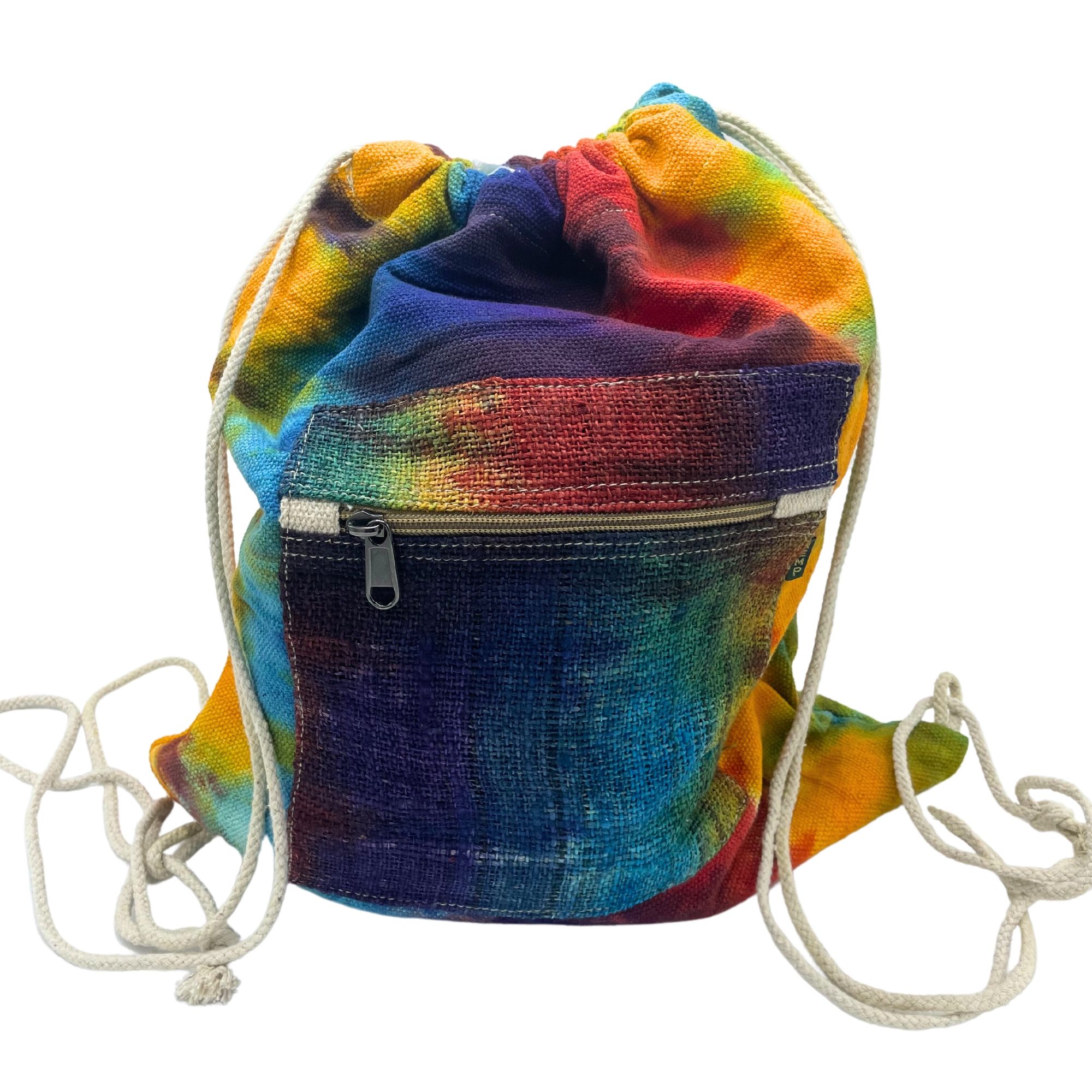 Bolsa de cuerda de cáñamo Tiedye - Imagen 2