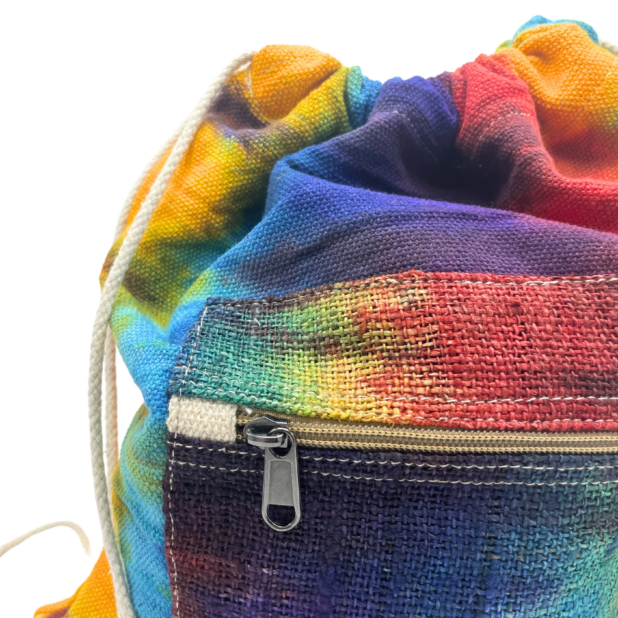 Bolsa de cuerda de cáñamo Tiedye - Imagen 3