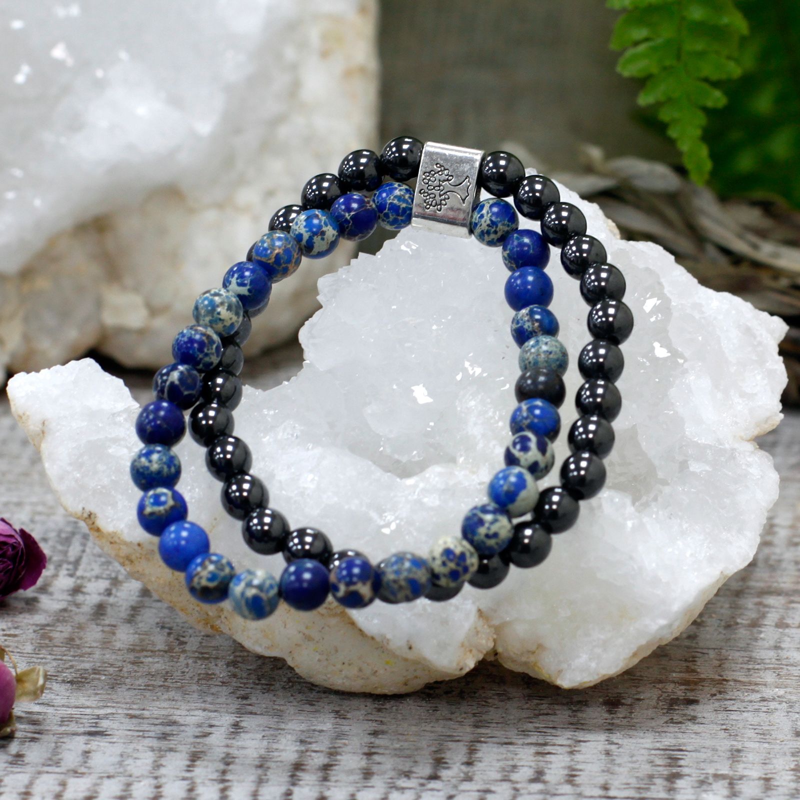 Pulsera de Piedras Preciosas Magnéticas - Sodalite - Imagen 5