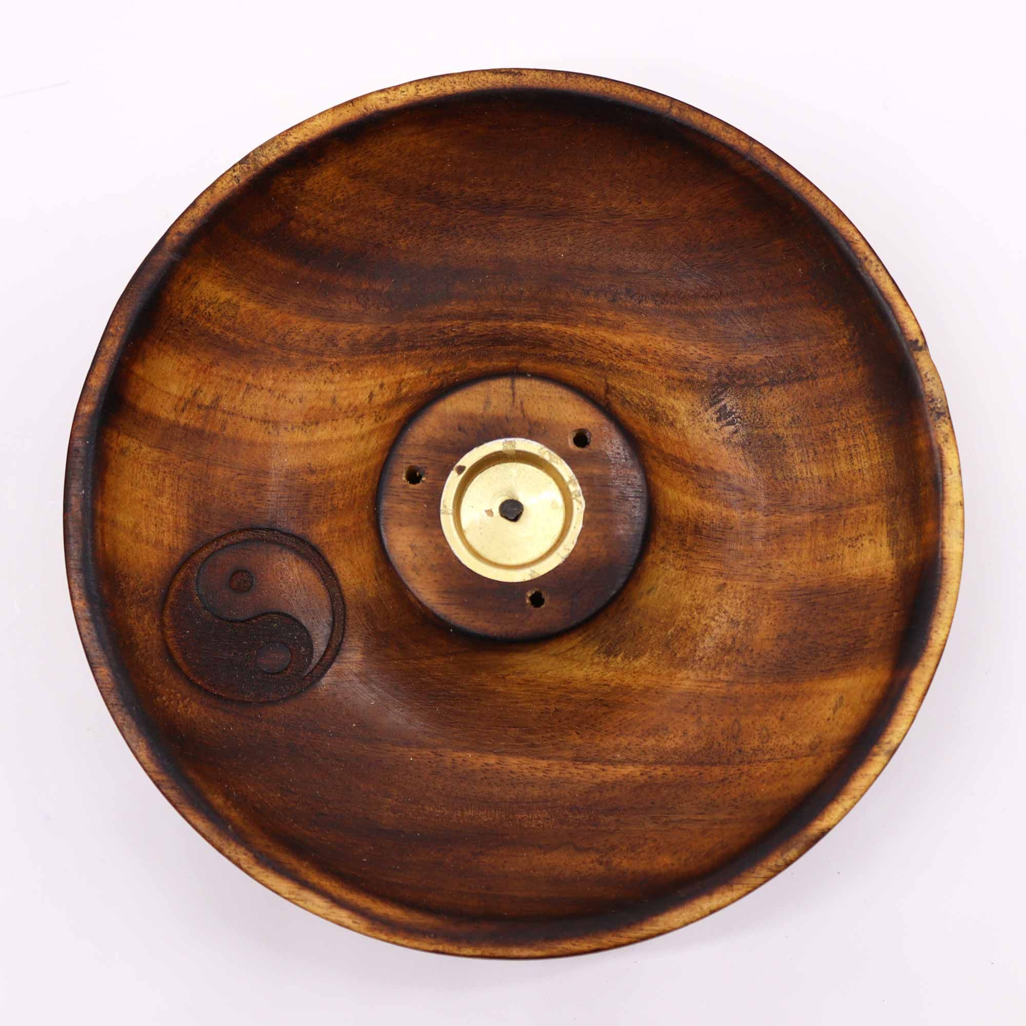 Disco porta incienso para conos y varillas - Ying & Yang - Imagen 2