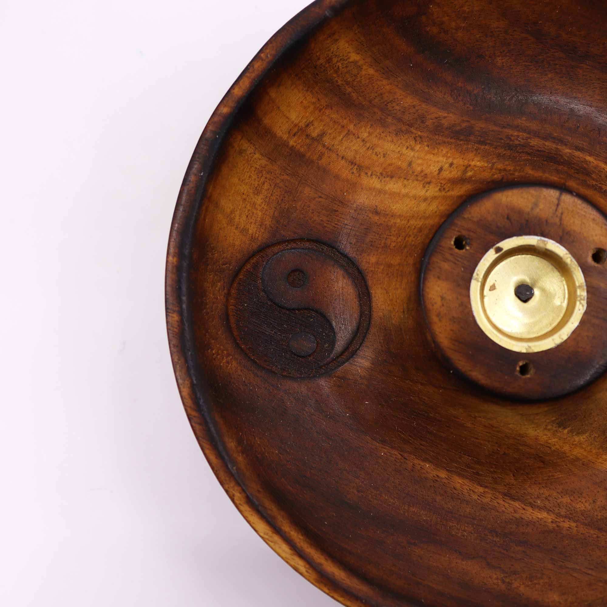 Disco porta incienso para conos y varillas - Ying & Yang - Imagen 3