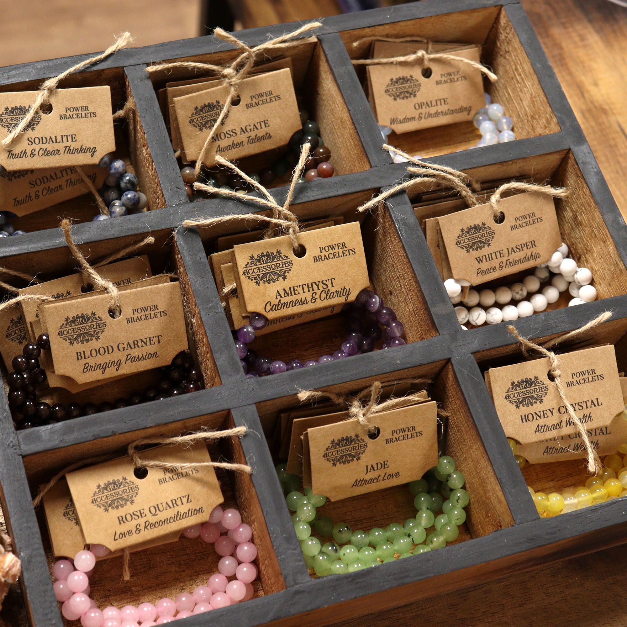 Brazalete de Energía - Jaspe blanco - Imagen 6