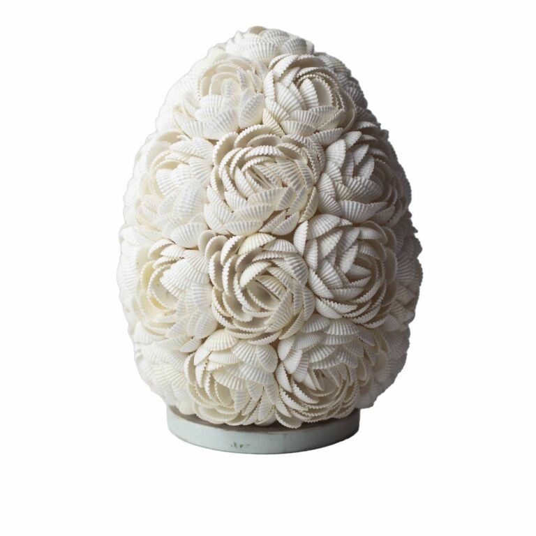 Lámpara Boho Sea Shell - Rosa Ovalada - 20cm