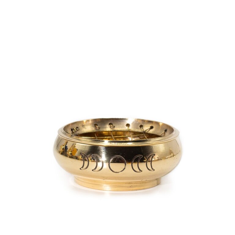 Gran frasco de incienso de carbón - Fases de la luna