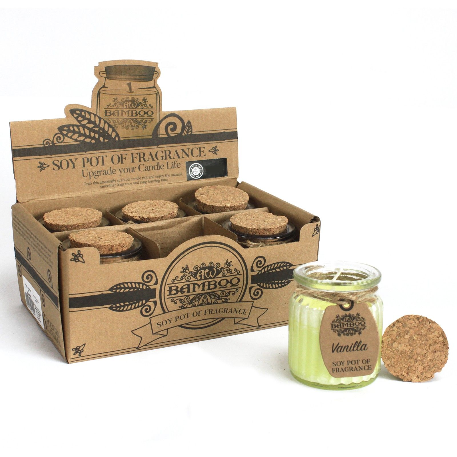 Vela de Cera de Soja Tarro - Vanilla - Imagen 2