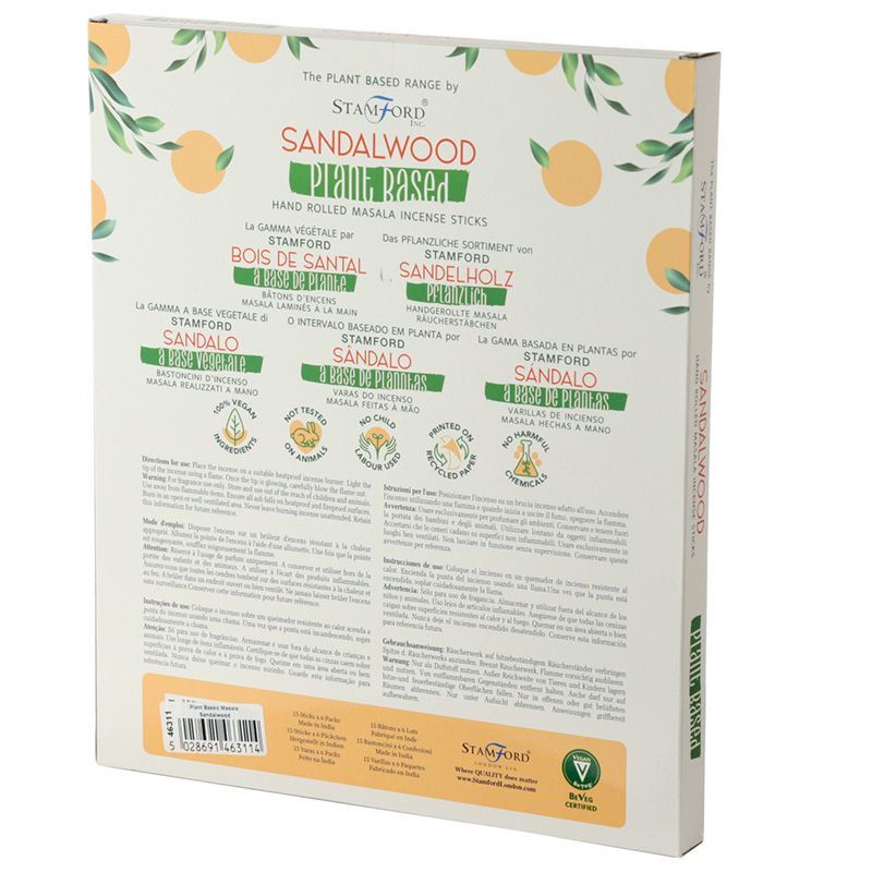 Cajas de Incienso Masala a base de Plantas - Sándalo - Imagen 3