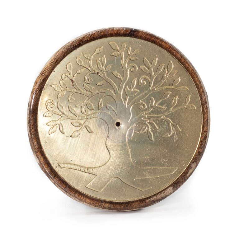 Oro sobre madera de mango - Árbol de la vida