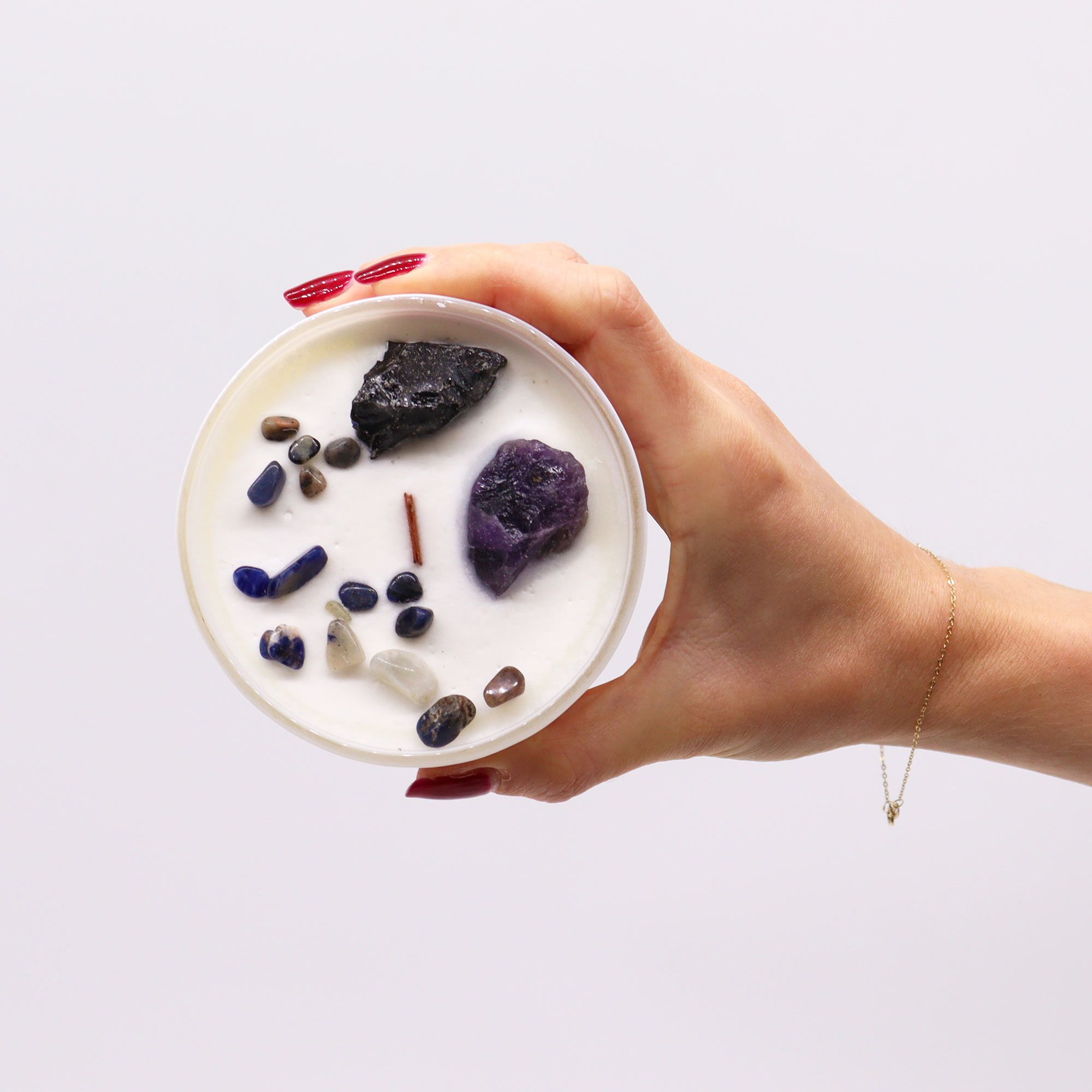 Velas de Cristal de Chakra -Chakra del plexo solar - Imagen 4