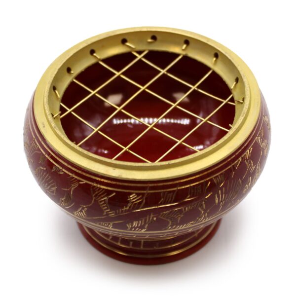 Second image of Cuenco Alto deIncienso de carbón Chakra - Raíz